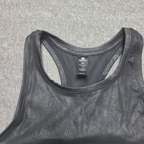 90 Degree Womens Sports Top M Black Yoga Sports Gym Exercise Running - Picture 4 of 9